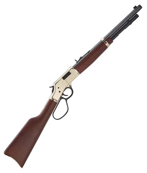  Blued steel octagon barrel Fully adjustable semi-buckhorn rear sight with white diamond insert Brass bead front sight American walnut checkered straight-grip stock & forearm Highly durable industrial grade polyurethane stock finish Black rubber recoil pad 7-round capacity Automatic in-hammer transfer bar safety Swivel studs. . Henry 44 magnum rifle octagon barrel
